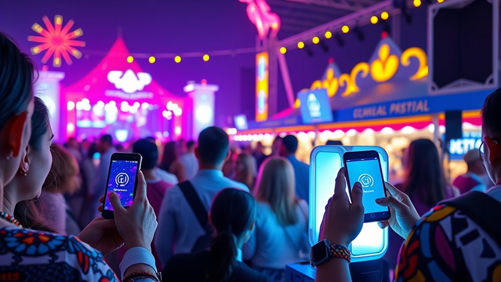 cashless festival transaction security