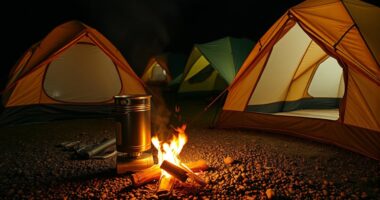 caution with campfire stoves