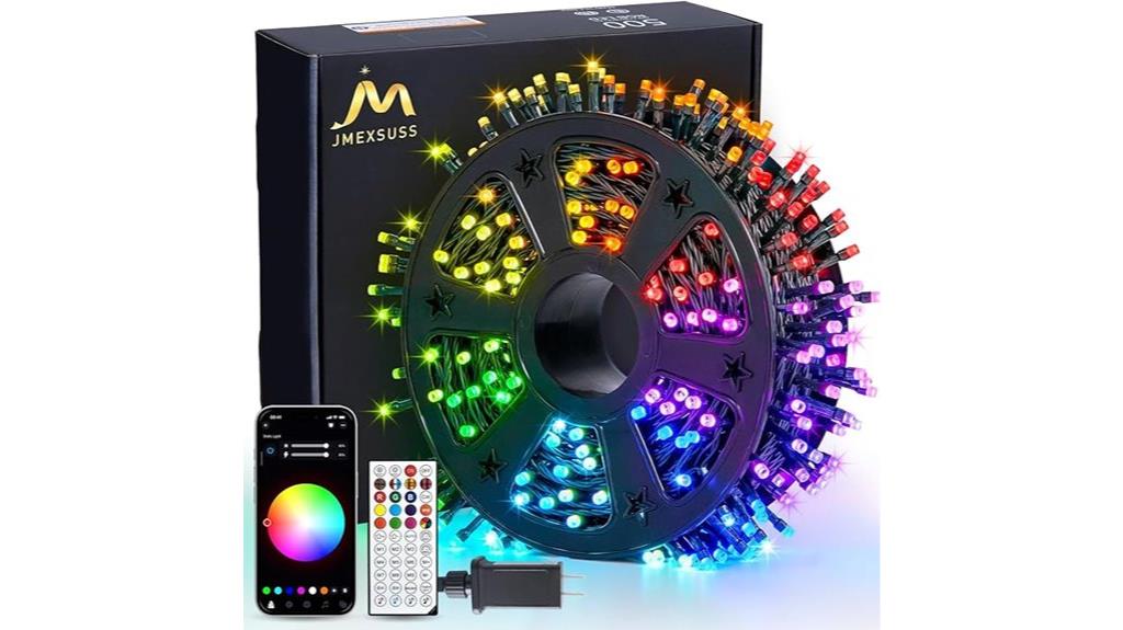 colorful christmas light string