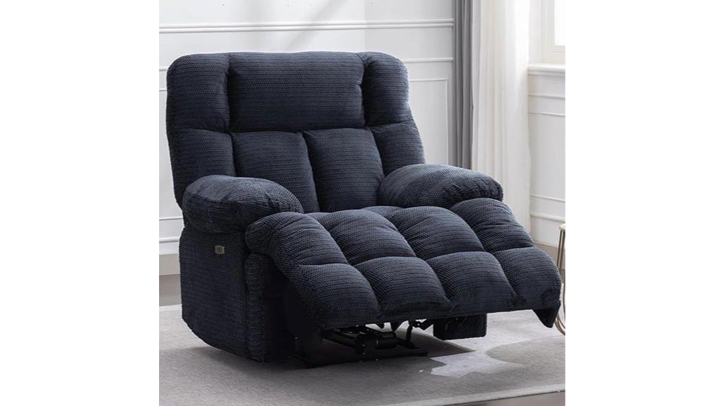 comfortable oversized recliner