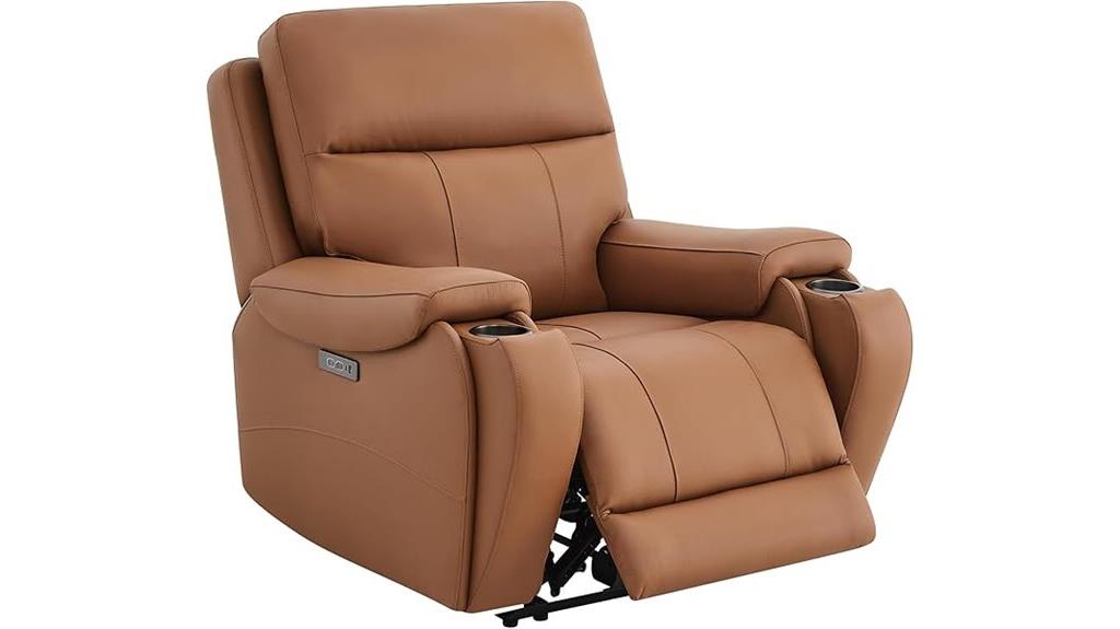 comfortable recliner with ports