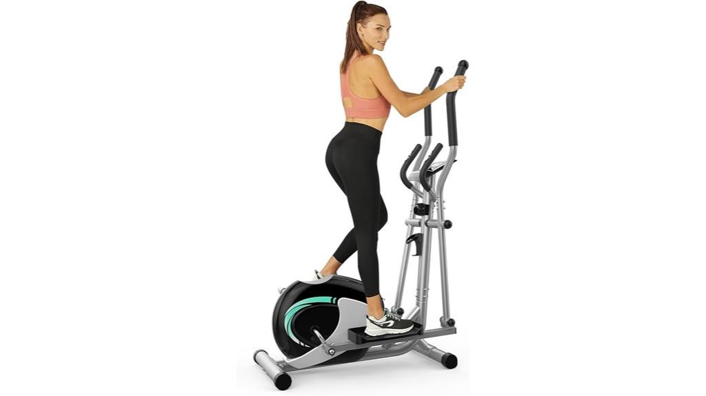 compact elliptical exercise machine