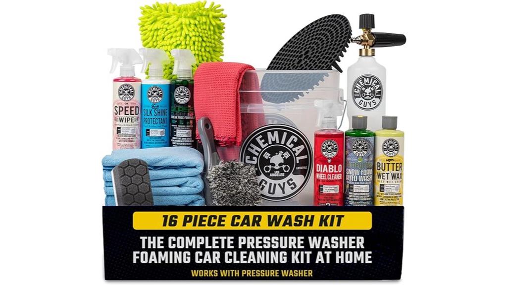 complete 16 piece car cleaning kit
