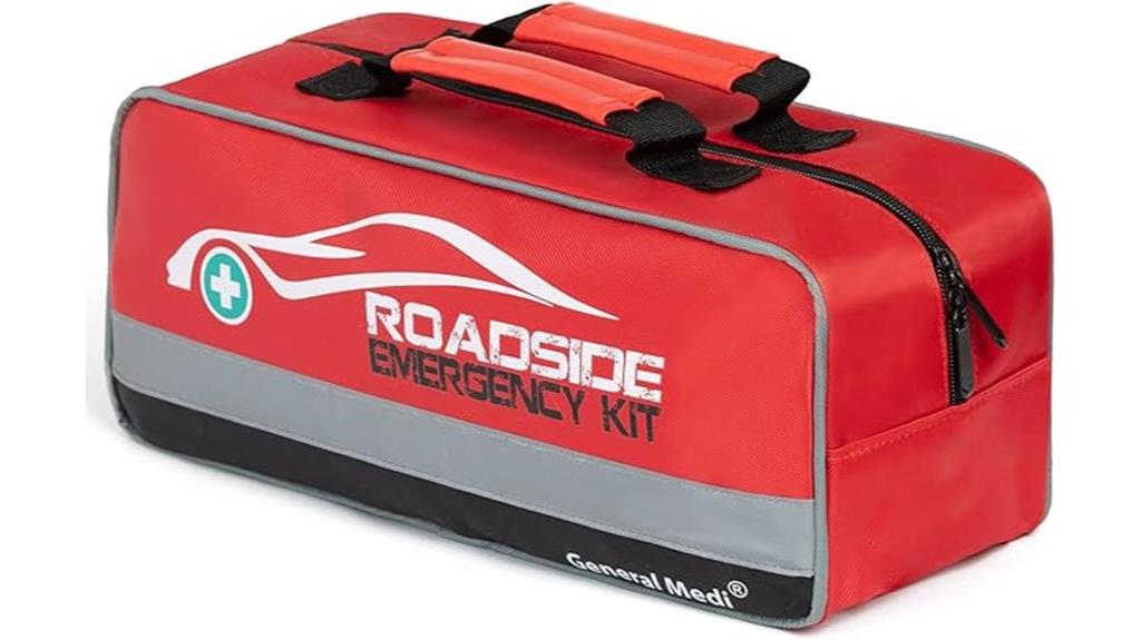 comprehensive 127 piece emergency car kit