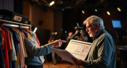 coordinate with stage managers