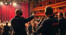 coordinate with stage managers