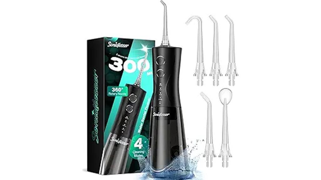 cordless water flosser set