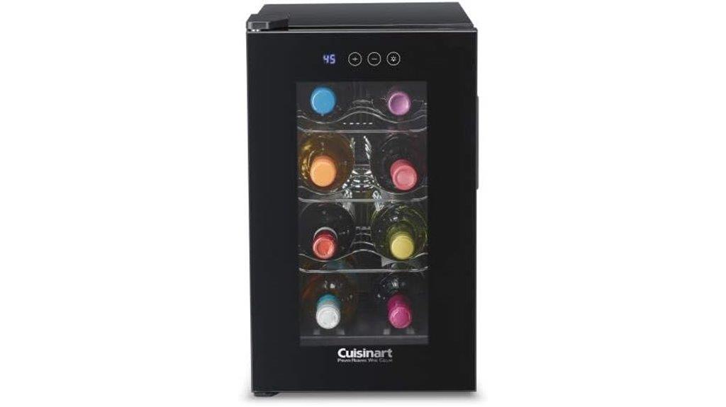 cuisinart 8 bottle wine cooler