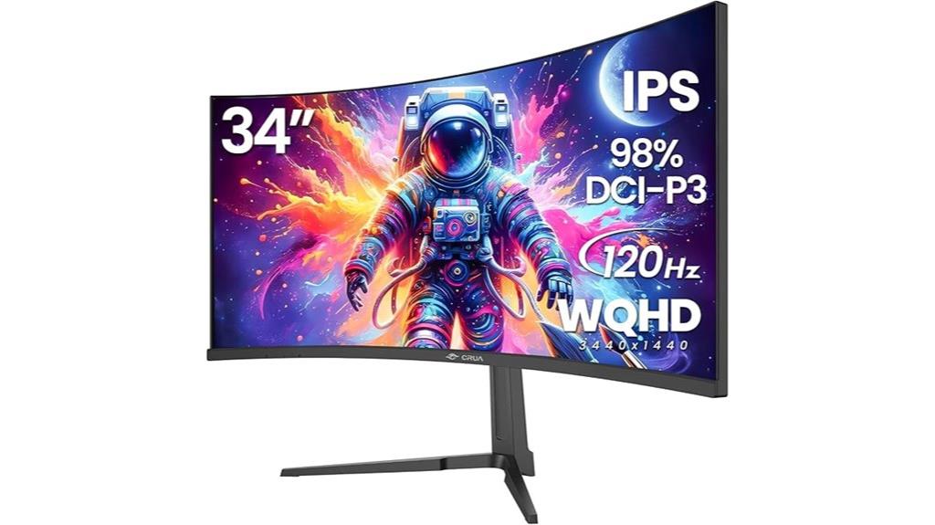 curved ips wqhd monitor