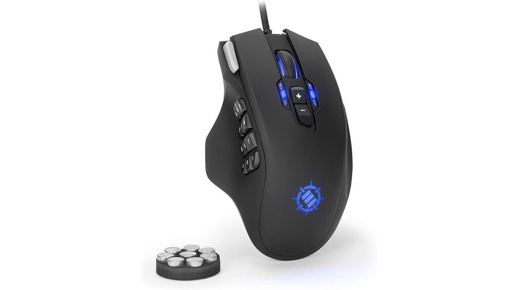 customizable mmo gaming mouse