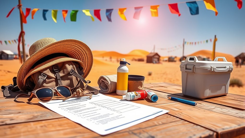 desert festival dressing and hydration