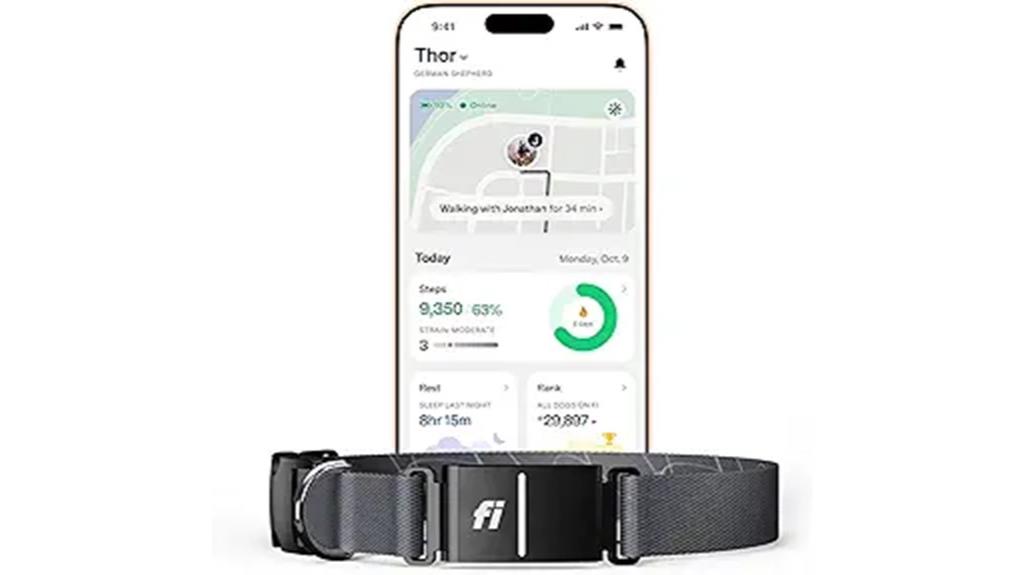dog collar with gps