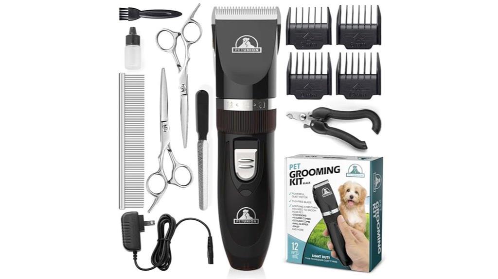 dog grooming kit included