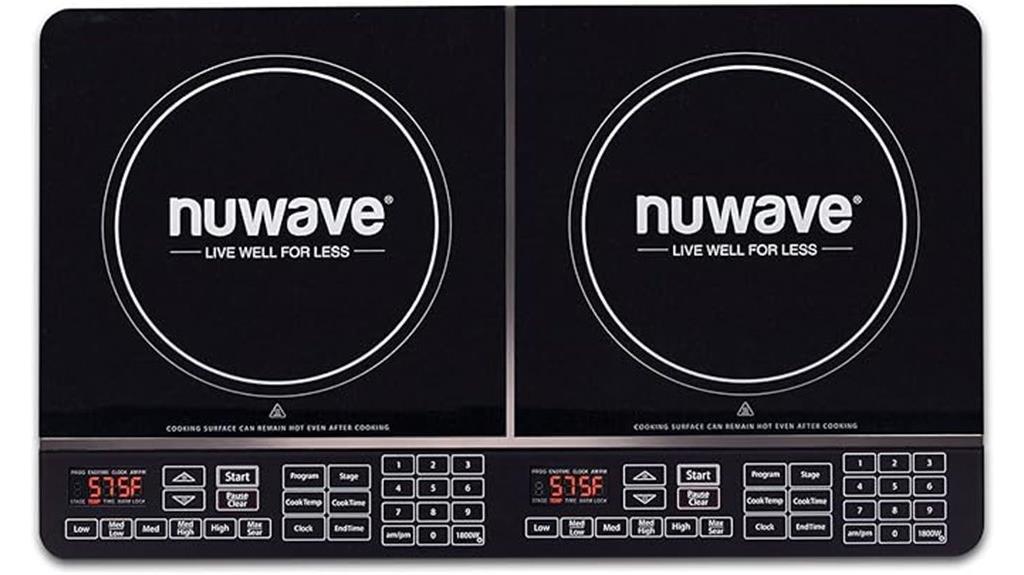 double ceramic induction cooktop