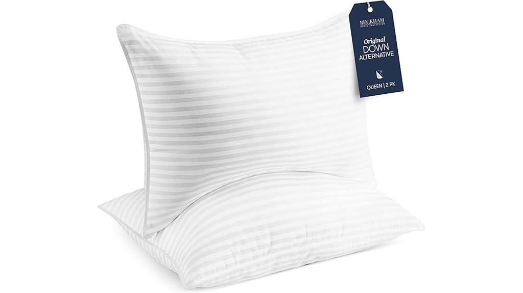 down alternative pillow set