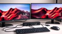 dual 4k usb c docks