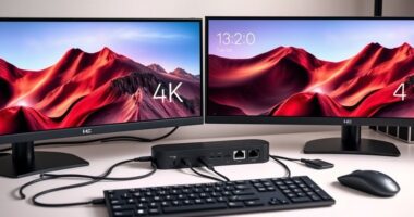 dual 4k usb c docks