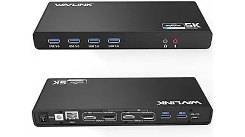 dual 4k usb dock