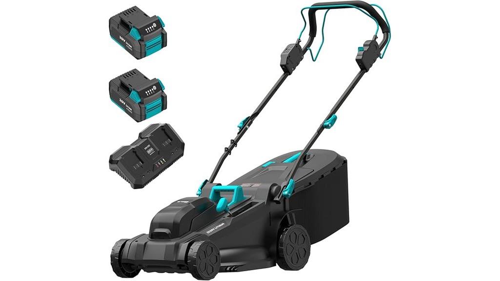 dual battery cordless mower
