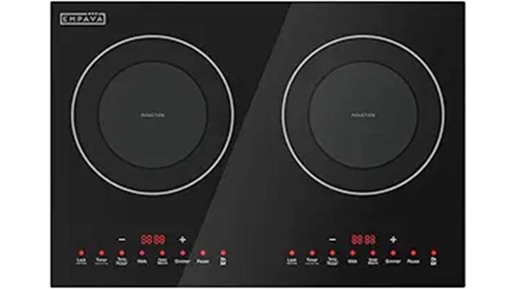 dual burner electric cooktop