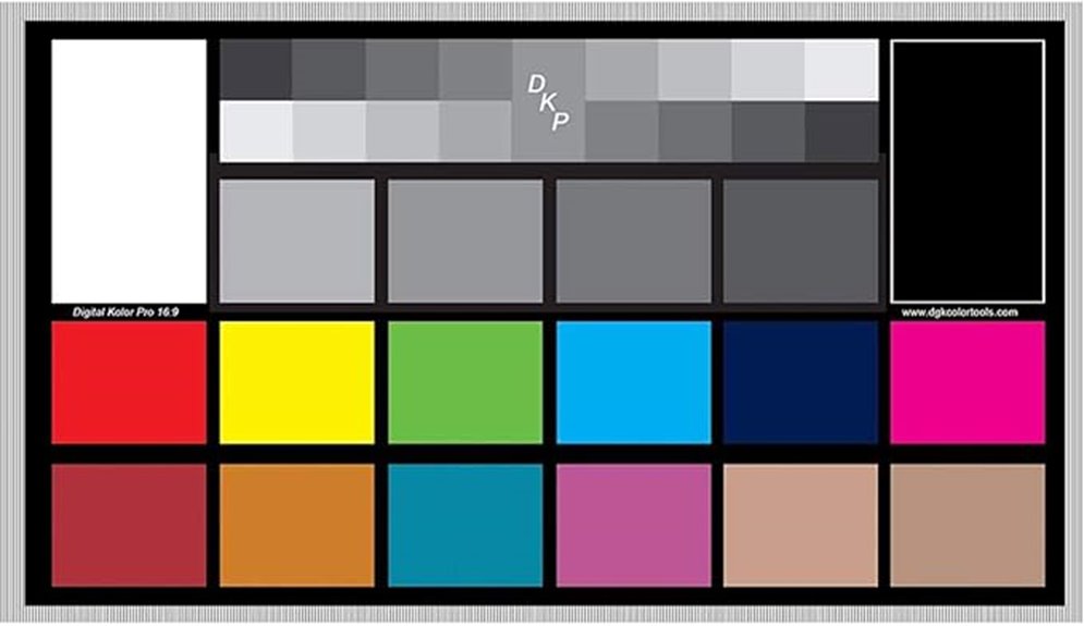 dual color calibration chips