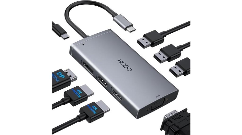 dual monitor usb c dock