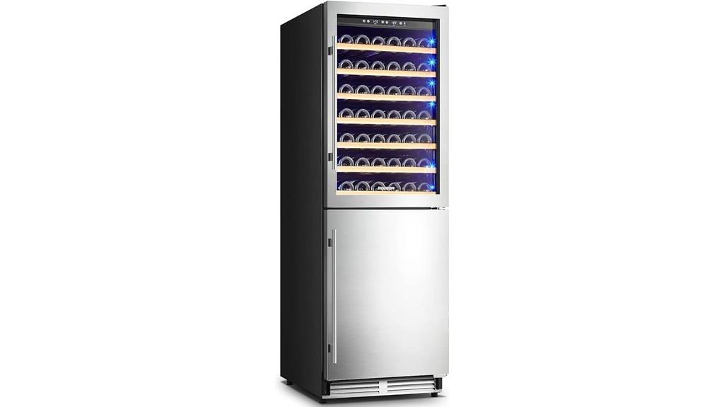 dual zone wine cooler