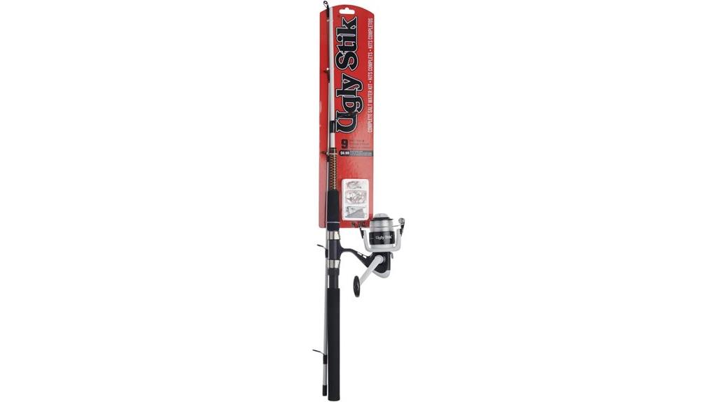 durable spincast reel kit