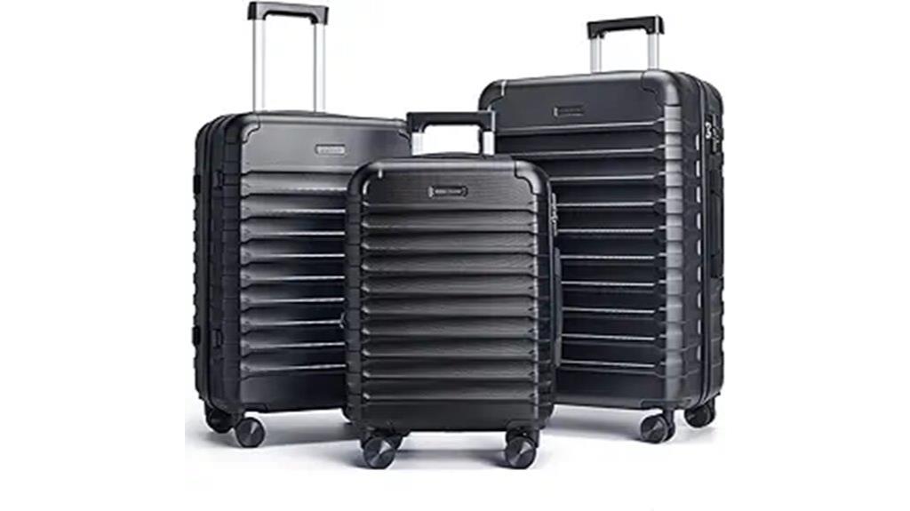 durable spinner travel suitcases