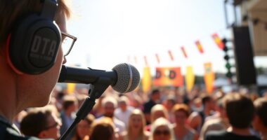 effective crowd audio recording