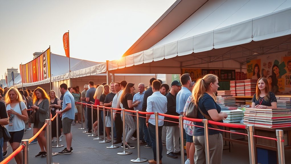 efficient merch queue management