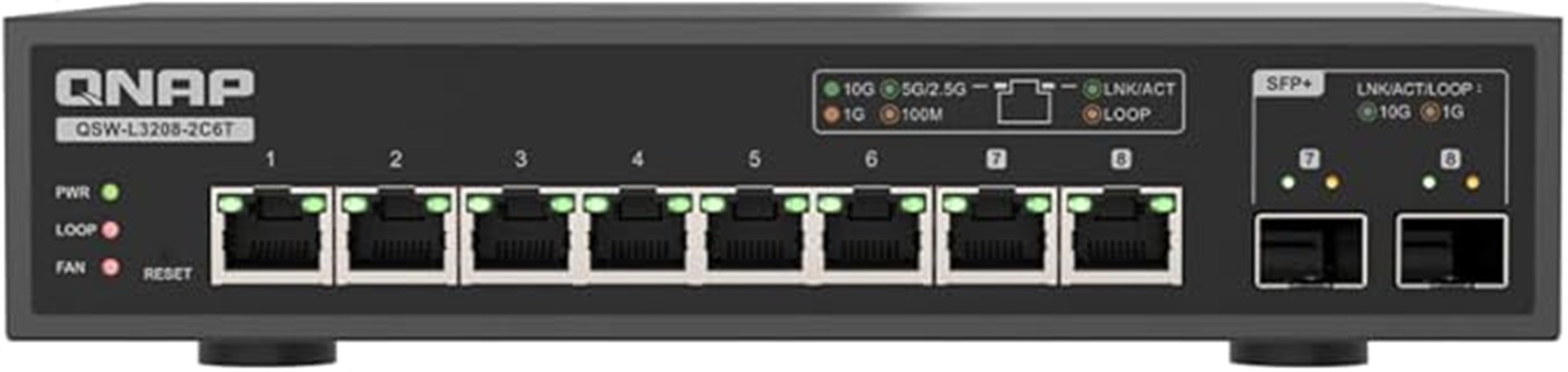 eight port 10gbe switch