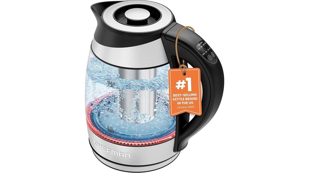 electric kettle with adjustable temperature