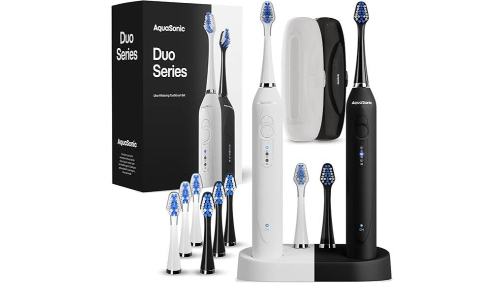 electric toothbrush with ten heads