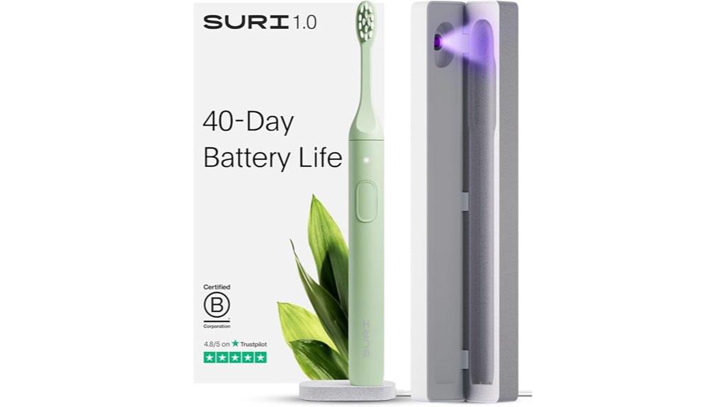 electric toothbrush with uv