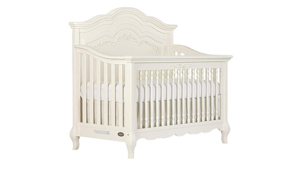 elegant ivory convertible crib