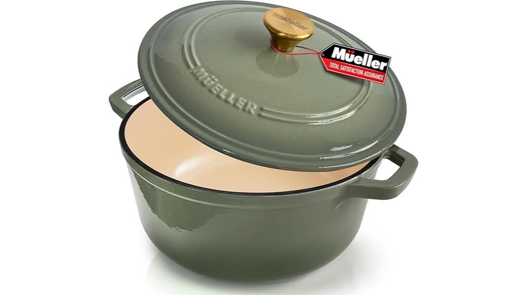 enameled cast iron dutch oven