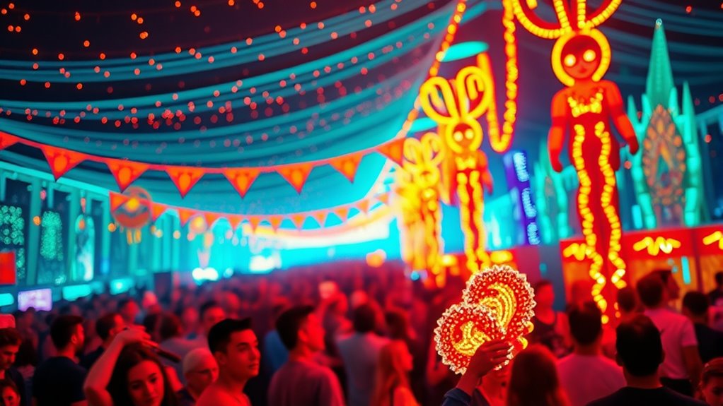 enhance festival footage mood