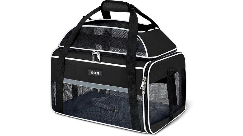 expandable soft pet carrier