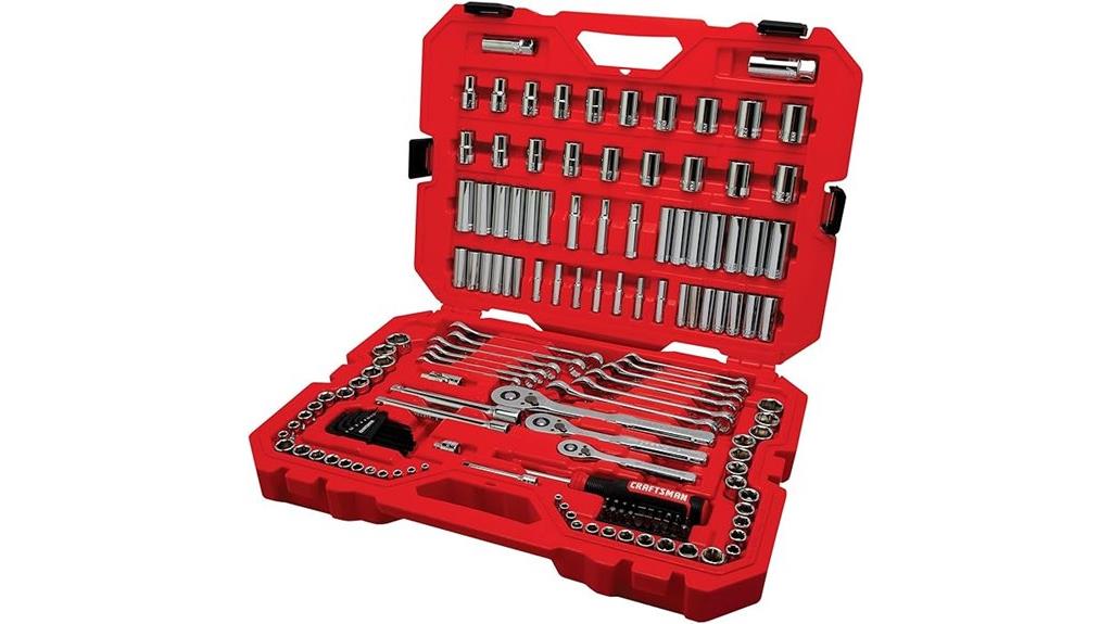 extensive 159 piece socket set