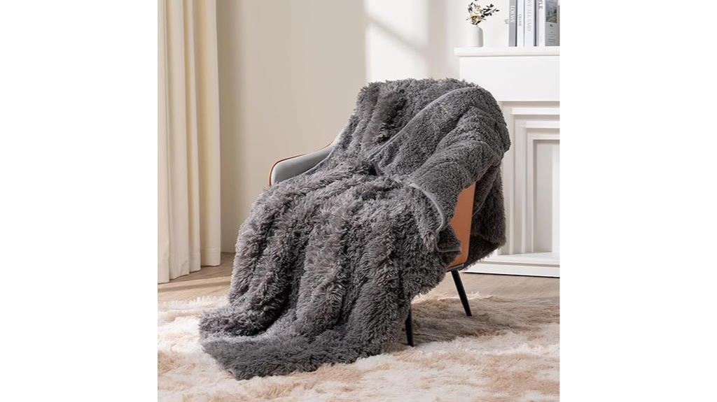 faux fur 12lb blanket