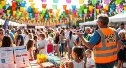 festival allergy emergency plans