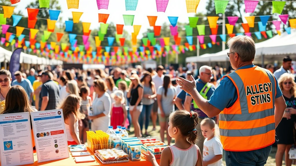 festival allergy emergency plans