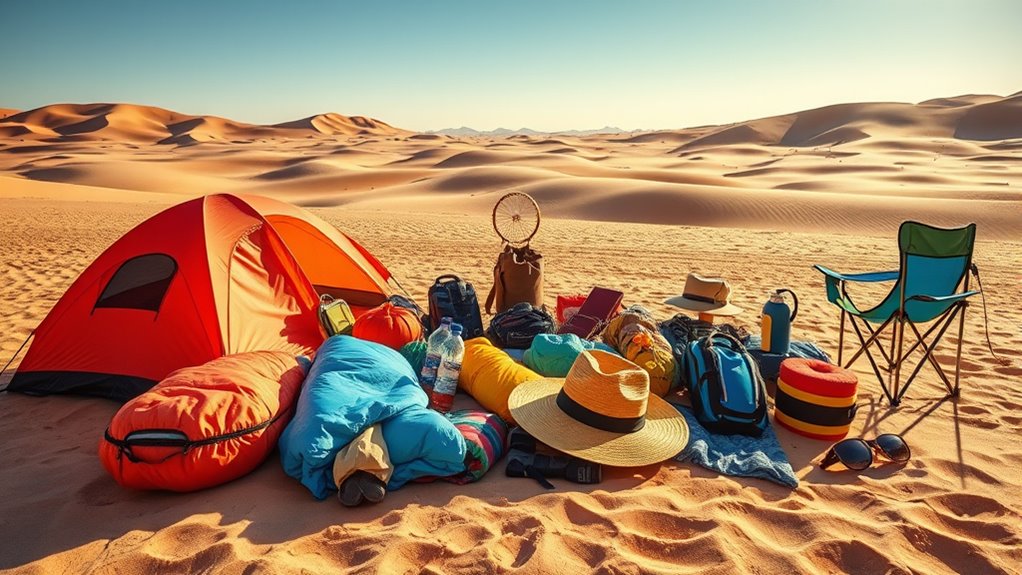 festival desert packing essentials