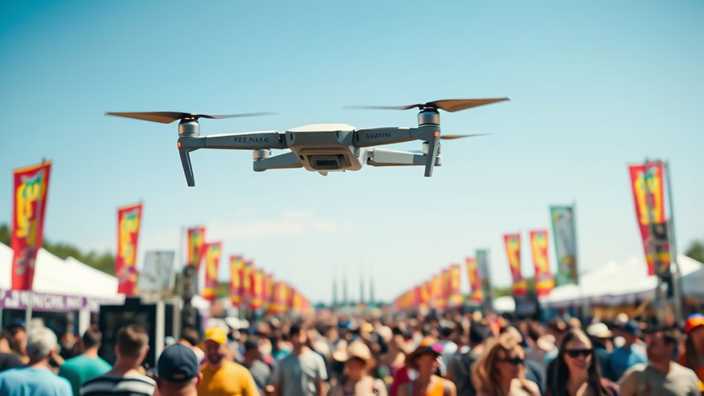 festival drone filming regulations