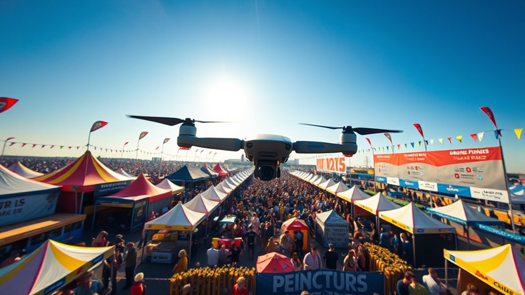 festival drone filming regulations