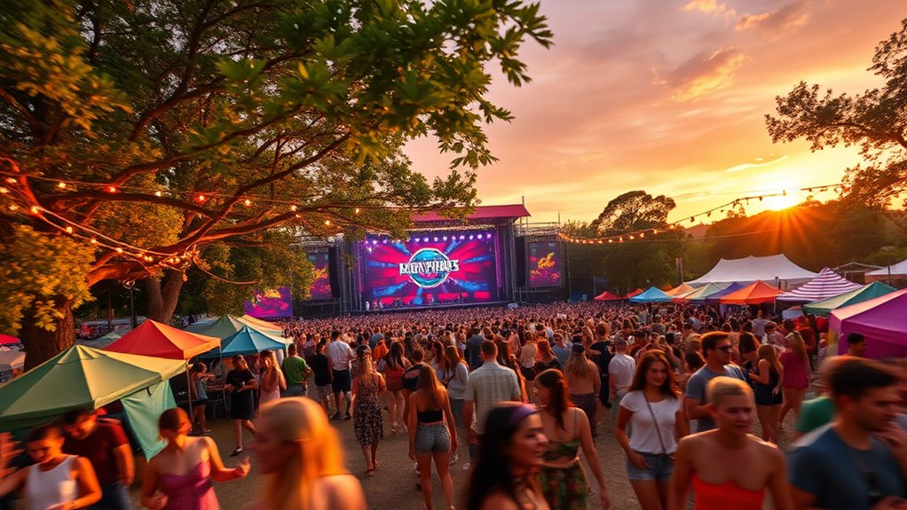 festival location inspired visuals