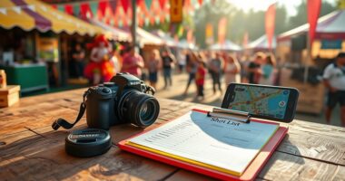 festival shoot shot planning