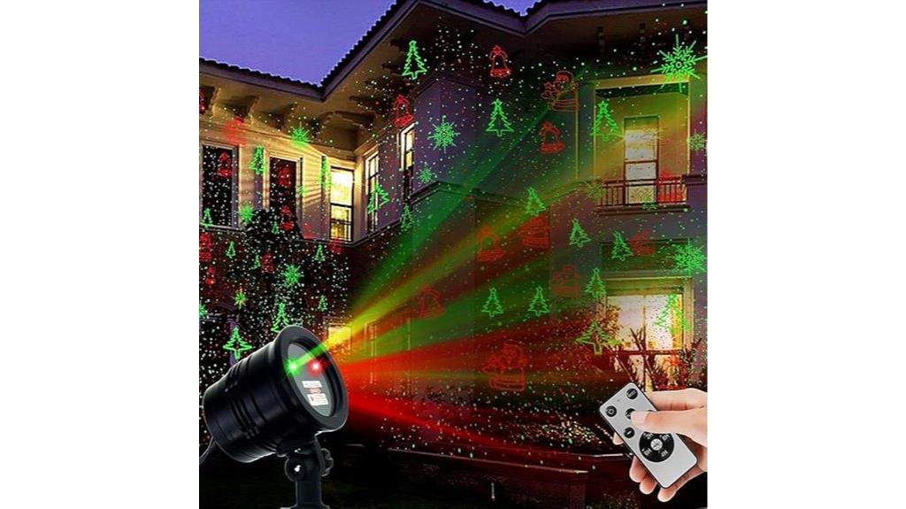 festive outdoor laser projector
