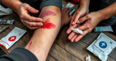 first aid for minor injuries